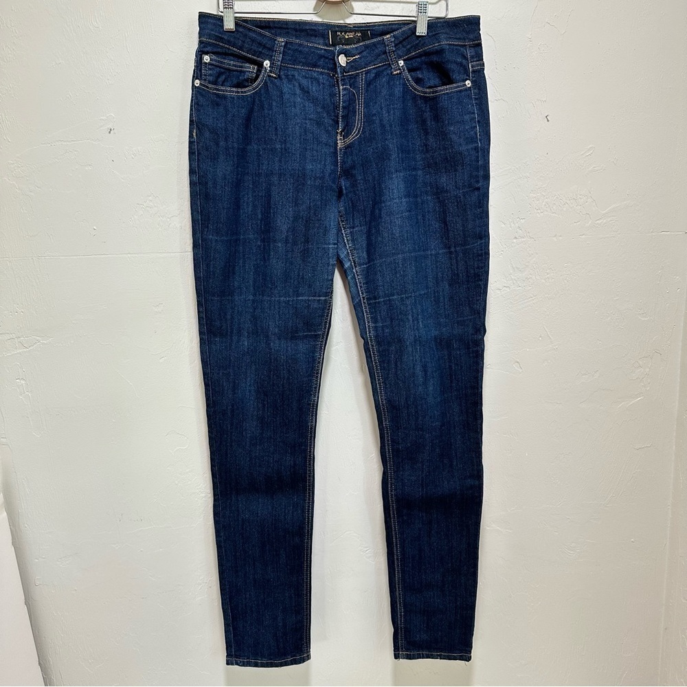 Vtg 90s Rocawear Purple “R” lightweight denim stretch jeans Y2K Size 9 Tall‌‌‌‌‍